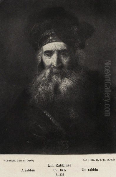 Old man with beard and high turban - view 1