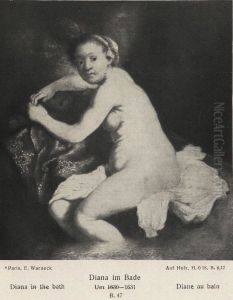 Diana Bathing by Rembrandt