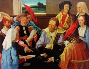 Card players. by Lucas Van Leyden