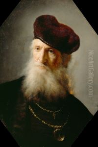 Bust of a Bearded Old Man by Rembrandt