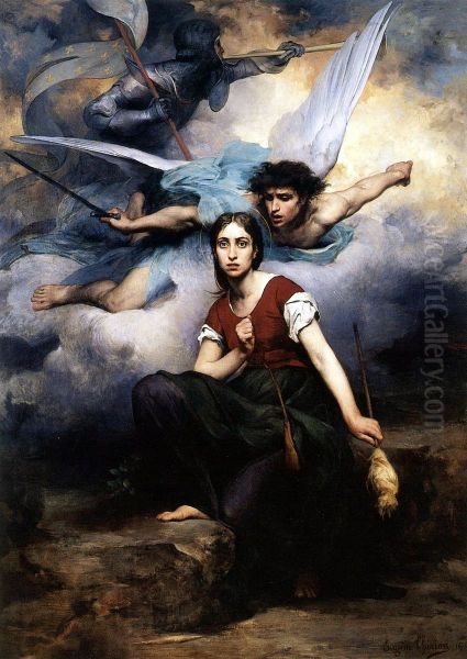 Joan of Arc listening to the voices - view 1