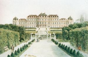 Belvedere, Vienna by Adolf Hitler