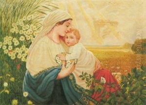Mother Mary with the Holy Child Jesus Christ by Adolf Hitler