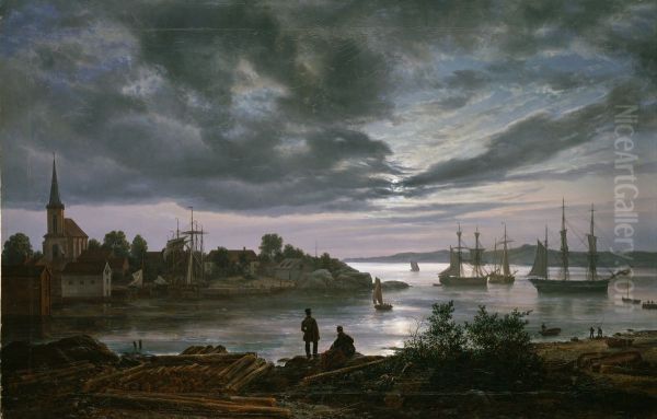 Larvik by Moonlight - view 1