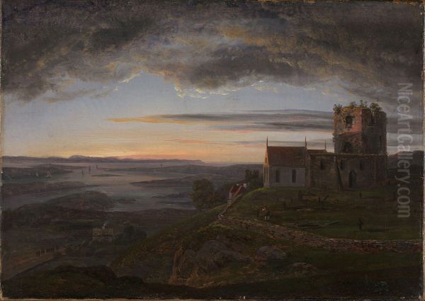 The ruined Church at Avaldsnes at Karmoy - view 1