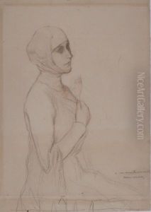 Clemence Isaure by Henri-Jean Guillaume Martin