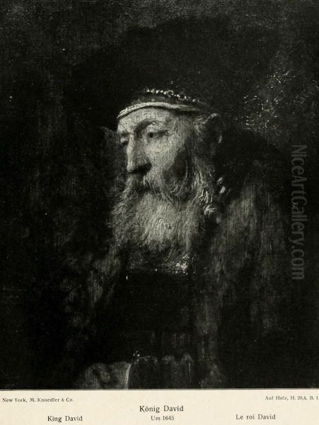 Study of an old man (King David) - view 1