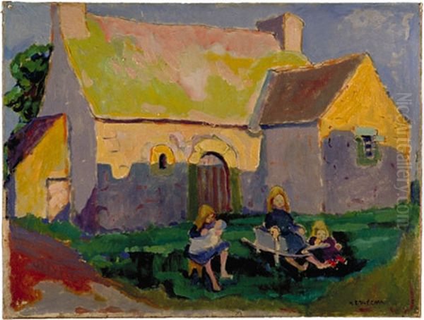 Breton church - view 1