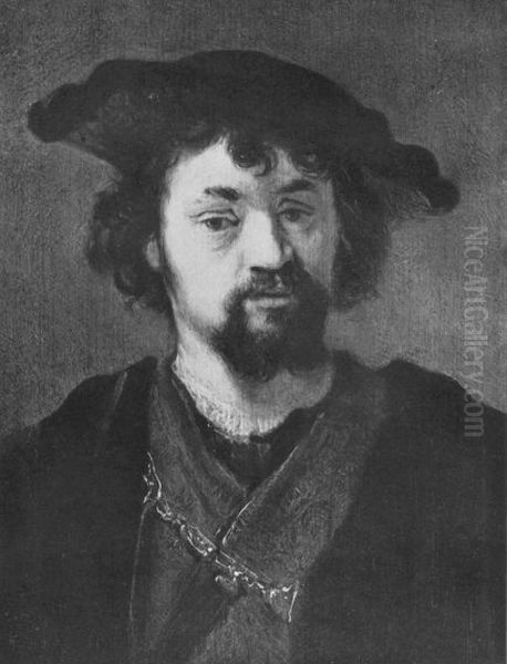 Man with a Black beret - view 1
