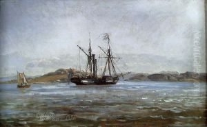 A Steamer near Fredriksvern (Stavern) thumbnail