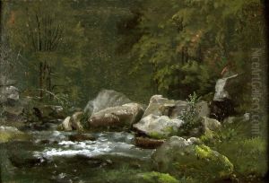 Stream in the Liebethaler Grund by Johan Wilhelm Ludwig Dahl