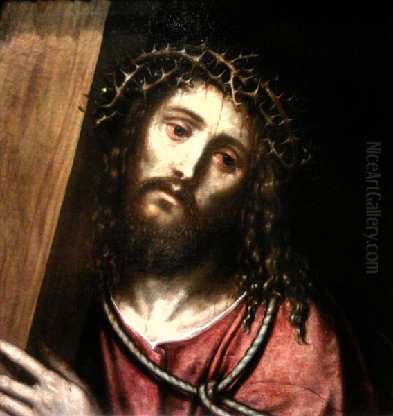 Christ carrying the cross. - view 1