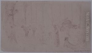 Etude pour "Les faucheurs"