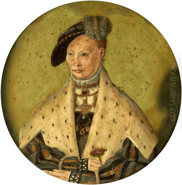 Portrait of princess Dorothea, wife of Albrech of Prussia - view 1
