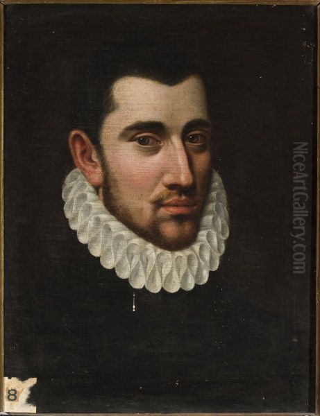 Portrait of a man in a frill - view 1