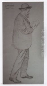 Le peintre Henri Marre by Henri-Jean Guillaume Martin