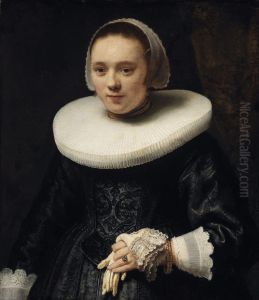 Portrait of a Woman with Gloves Portrait of a Woman with Gloves