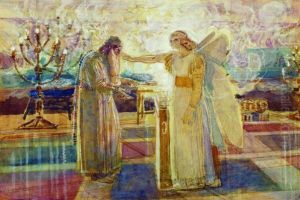 Archangel Gabriel struck dumb Zachariah