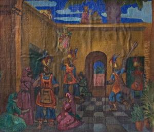 Patio Interior by Carlos Alberto Castellanos