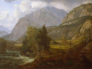 View of Fortundalen by Johan Wilhelm Ludwig Dahl