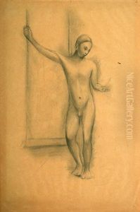 Estudio De Nino Con Columpio