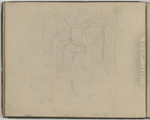 Open haard by James Ensor