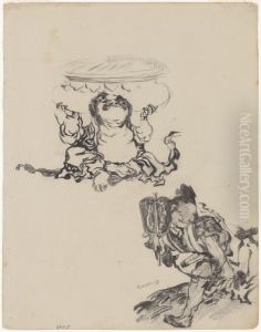 Chinoiserie, twee figuren