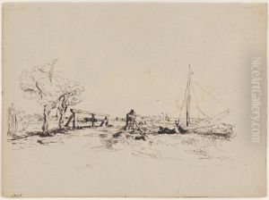 De brug van Six by James Ensor