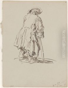Bejaarde man by James Ensor