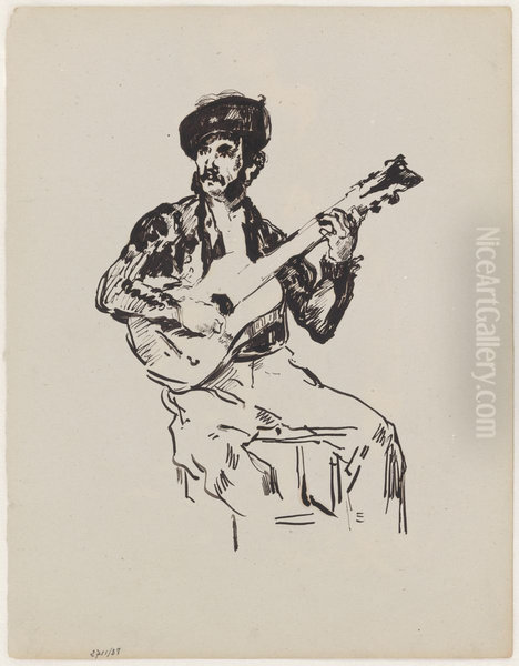 The Guitarist - view 1
