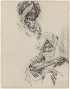 Two Arabs by James Ensor