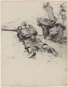 Militairen by James Ensor