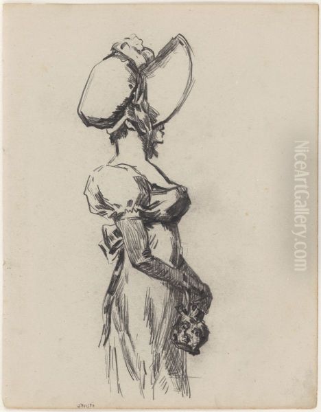 Vrouw met hoed - view 1