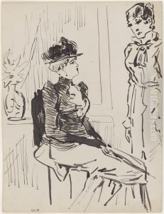 Two Women by James Ensor