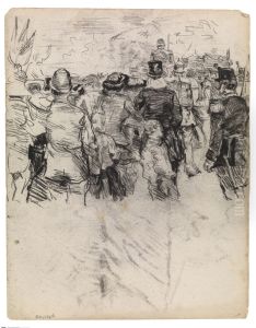 Mensenmenigte by James Ensor