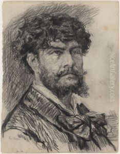 The Poet Jean Richepin by James Ensor