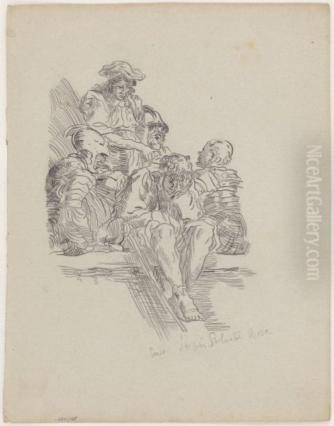 Kopie naar Salvator Rosa - view 1