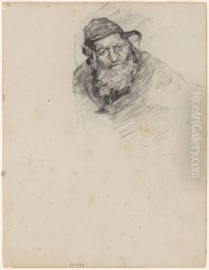Man met hoed by James Ensor