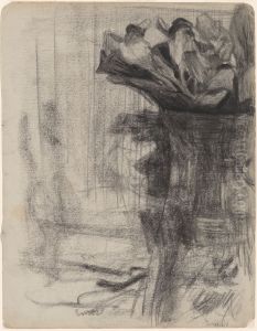 Flowers in a Vase by James Ensor