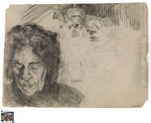The artist's mother by James Ensor