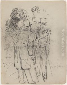 Kopie naar Grevin by James Ensor