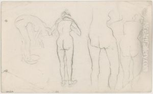 Vier naakten by James Ensor