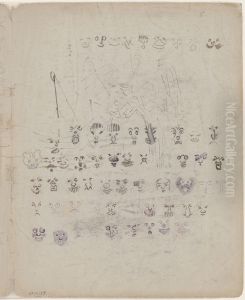 Series of Masks by James Ensor