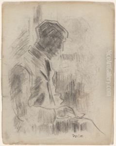 Schrijvende man by James Ensor