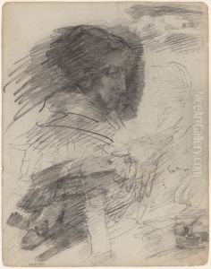Moeder van Ensor - voet en handen by James Ensor
