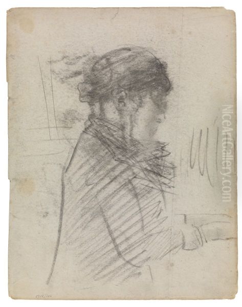 De zuster van Ensor aan het klavier - view 1