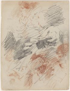 Naaiende handen by James Ensor
