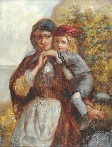 Kobieta Z Dzieckiem, Ok. 1850