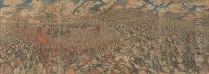 The cuirassiers of Waterloo by James Ensor