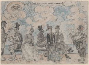 Plague here, Plague there, Plague everywhere by James Ensor